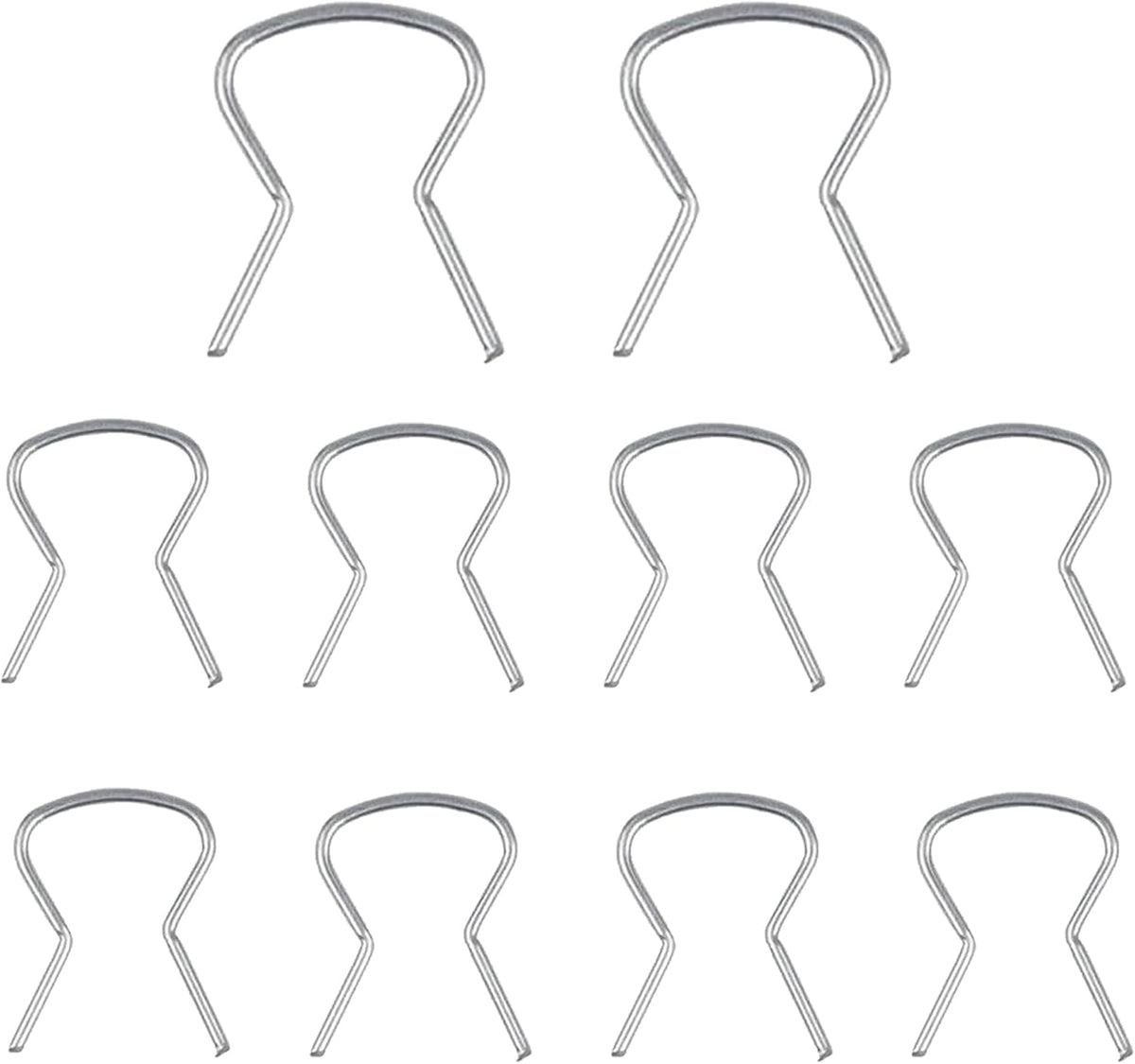 10PCS Car Window Crank Retainer Clips,Metal Car Window Handle Fasteners for Securing Door Handle Cranks,Universal Car Accessories Automotive Clips for Door Window Handle (10PCS)