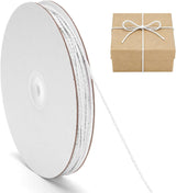 White Cotton String - 2mm 328ft Cotton Butchers Twine String for Gift Wrapping, Baking, Cooking, DIY Crafts, Party Decorations