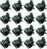 Orchid & Plant Support Clips - 100 Pcs Dark Green Garden Cymbidium Clips to Keep Stems & Vines Upright
