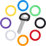 24 Pack Key Caps - 0.9 Inch Round, 8 Colors (Not Suitable for Square or Odd-Shaped Keys)
