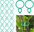 Garden Plant Support Clips 100Pcs Green Tomato Clips Vegetables Vine Flower Clips Garden Clips For Climbing Plants, Securing Plants