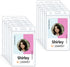 12 Pack Vertical ID Card Badge Holder Waterproof Clear Card Sleeve Case Cover Heavy Duty Card Protector Pouch with Resealable Zip for Proximity Key Card Driver’s License and Credit Card