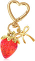 Beautiful Strawberry Keychain Supplies Hanging Bag Charms for Girls, Cute Purse Charms Gifts for Women, Strawberry Charm Decorations, Cute Keychains Accessories for Ladies&