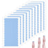 120Pcs Hair Extension Tape Double Sided Hair Tape, Adhesive Replacement Tape for Hair Extensions, Human Hair Tape Tabs Tape in Tape Extension Replacement Wig Tape, Wig Tape Beauty Tools(Blue)