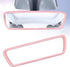 Rear View Mirror Cover Accessories, Car Protector Frame Silicone Automotive Mirror Frame Compatible with Modol 3 Y, Pink Car Accessories (Pink)