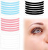 24Pcs Lash Lift Rods Ribbon Kit, Reusable Lash Lift Pads Lash Lift Tool, Soft Pads Silicone Perm Ribbon Eyelash Lifting Compensator, Eyelash Tapes Makeup Beauty Tools for Eyelashes Lifting (4 Colors)