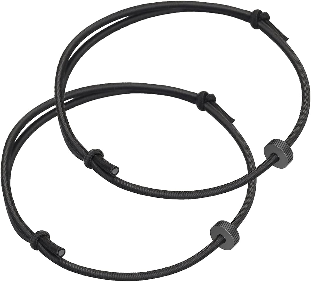 2Pcs Bracelet Car Window Breaker,Car Glass Breaker Wrist Strap with Tungsten Carbide Bead,Car Emergency Escape Tool,Car Safety Bracelet Tempered Glass Breaker Rescue Tool,Portable Vehicle Rapid Escape