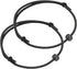 2Pcs Bracelet Car Window Breaker,Car Glass Breaker Wrist Strap with Tungsten Carbide Bead,Car Emergency Escape Tool,Car Safety Bracelet Tempered Glass Breaker Rescue Tool,Portable Vehicle Rapid Escape