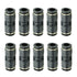 Push to Connect Air Fitting, 6mm x 6mm Tube OD Pneumatic Plastic Air Compressor Tubing Fitting Straight Connect (Pack of 10)