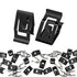 30Pcs Dashboard Trim Clips, Automotive Dashboard Metal Retainer, Universal Car Dashboard Metal Retainer Clips Replacement for Most Cars