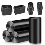 Mini Car Trash Can Bags for Auto Trash Bin, 120 Count Small Garbage Bags Organizer Tear-Resistant, Liner Refills (Vehicle Trash Can is not Included), Black