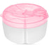 Baby Formula Dispenser On The Go, Formula Container to Go, Non-Spill Rotating Three-Compartment Formula Dispenser and Snack Storage Container for Infant Toddler Traveling