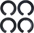 4 Pcs Upgraded DA99-04158A Hinge Shim Refrigerator Door Height Adjustment Kits, Replacement Parts for Samsung 3282540, DA60-00314C, PS6448337 AP5668209,4 Different Thickness