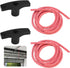 2 Pcs 41A2828 / 041A2828 Rope Handle Kit, Garage Emergency Release Pull Rope Cord Handle Kit, Fit for Chamberlain, Craftsman & LiftMaster Models, Garage Opener, Red White Emergency Pull Rope W/Handle