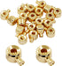 20Pcs Gold Plated Brass Rondelle Spacer Beads 3mm for DIY Bracelet Necklace Jewelry Making