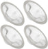 4 Pack Heavy Duty Stainless Steel Kitchen Sink Strainer, 2.75" Top / 1" Mesh Slop Basket Filter Trap, Utility Drain Hole for Kitchen Sink/Bathroom Bathtub Wash basin Floor drain Balcony
