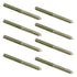 8 Pack 3/8-16 x 4 Inch Hanger Bolts Double Headed Self-Tapping Screw Threaded Rods Bolt for Furniture Wood Joint
