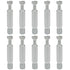 10 Pack 35mm Furniture Connecting Fittings, Thread Bolts Metal Dowels Connecters, Screws Fasteners for Cabinet Drawer/Wardrobe Furniture(Silver)