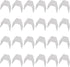 24 Pack Metal Drawer Stoppers, Antique Style Drawer Stops Two Point Drawer Stops, Furniture Parts Accessories for Drawers/Dressers