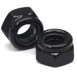 M3 Hex Lock Nuts, M3 x 0.5mm Carbon Steel Nylon Insert Self-Locking Nuts for Fasteners, 50Pcs