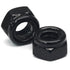 M3 Hex Lock Nuts, M3 x 0.5mm Carbon Steel Nylon Insert Self-Locking Nuts for Fasteners, 50Pcs
