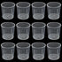 12 Pack 30ml/1.02oz Plastic Measuring Cups, Transparent Kitchen Cups Graduated Medicine Cups, Mini Clear Beakers for Baking Cooking Home Lab
