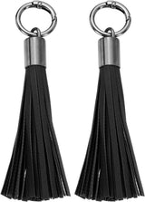 Leather Keychain Tassels, Women Tassel Bag Charm for Handbag Purse DIY Craft Making