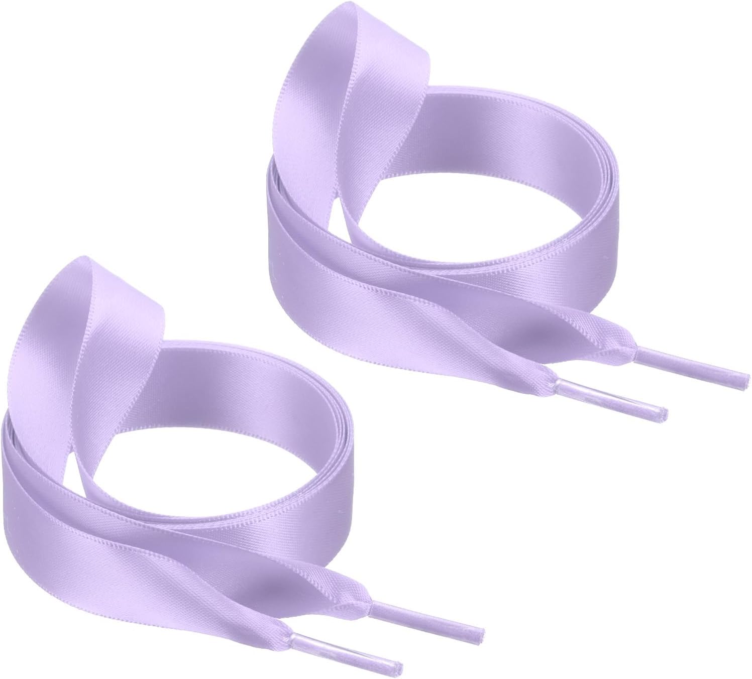 35" 39" 47" 55" Satin Ribbon Shoelaces Wide Silk Flat Shoe Laces Shoestring Silky Sneakers Shoelaces