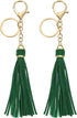 Leather Keychain Tassels, Women Tassel Bag Charm with Lobster Clasp Key Ring for Handbag Purse