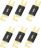 6PCS 300Amp/300A ANL Fuse, Blade Fuse for Marine Car Vehicle Audio and Video System, ANL Inline Fuse Gold Plated Fuse 32V for Inverters and Other Current Applications (300Amp)