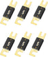 6PCS 300Amp/300A ANL Fuse, Blade Fuse for Marine Car Vehicle Audio and Video System, ANL Inline Fuse Gold Plated Fuse 32V for Inverters and Other Current Applications (300Amp)