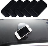 5PCS Car Dashboard Non-Slip Mat, Anti-Slide Sticky Multifunctional Pads for Auto Dashboard, Cell Phone Bracket Mat, Fit for Cell Phones, Keys, Sunglasses, GPS, Coins, Mirrors