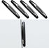 4PCS Car Door Edge Guards, Auto Side Door Protector Car Door Self Adhesive Anti-Collision Trim Strip, Universal Car Body Anti-Scratch Bumper Guard for Car SUV Truck (Black)