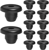 12 Pcs Hydraulic Jack Oil Plug Fit Hole of 5/16", Flat-Head Rubber Floor Accessories Replacement Parts Horizontal Bung Universal Rubber Filler Bung for Oil Reservoir Filler Hole