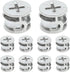 10 Pcs Cam Locks for Furniture, 12x10 mm Furniture Connecter Cam Lock Cabinet Drawer Fastener, Eccentric Locking Nuts Connectors Furnitures Repair Assembly Hardware Parts Fastener for Wardrobe Dresser