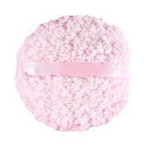 Body Powder Puff, 6 "x 3" Extra Large Ultra Soft Fluffy Sponge Plush Big Powder Applicator Pink Washable Reusable Durable Round Face Body Makeup Puff for Women (Pink)