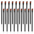 100 PCS Eyebrow Tint Brush, Eyeliner Brush Set Black Eyeliner Brushes Fine Angled Ultra Thin Angled Eyeliners Brushes