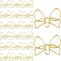 20 Pcs Mini Bow Shape Paper Clips, Gold Paperclips Cute Paper Clips Decorative Bowknot Paperclips Metal Bookmarks Funny Planner Clip Desk Accessories for School Office Supplies Home Document