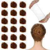Hair Nets, 35 Pcs Invisible Hair Net for Buns, 20 Inch Strong Nylon Elastic Mesh Wig Nets Hairnet Hairs Accessories for Women Men Ballet, Food Service Workers, Kitchen Daily Styling (Brown)