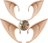 2 Pair Cosplay Fairy Pixie Elf Ears Christmas Anime Party Latex Ears