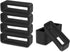 6 Pcs Watch Band Loop Holder Keeper for Resin Belt, Replacement Fastener Rings for Silicone Leather Rubber Watch Strap, Durable Fastener Retainer Size(22mm)