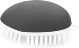 Vegetable Brush Potato Scrubber Brush Non Slip Comfortable Fruit Cleaning Tools for Washing Fruit Mushrooms Carrot or Tough-Skinned Vegetables (1 Pack Grey)