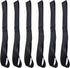 Black Soft Loop Tie Down Straps (6 Pack) 4500Lbs Breaking Strength and 1500Lbs Load Capacity, 12 * 1in Heavy Duty Tie Down Loops for Securing ATV UTV Motorcycles Scooters Dirt Bikes Lawn Equipment