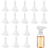 30 Pcs Small Mini Clear Plastic Funnels for Lab Bottles, Essential Oils, Perfumes, Spices, Sand Art, Powder