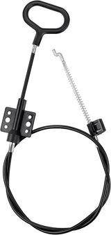 Sofa Recliner Cables Sofa and Reclined Chair Replacement Part D Ring Couch Recliner Pull Handle with S Tip for Cable Total Length 36.5 Inch Exposed Length 5Inch (1 Pack Black)