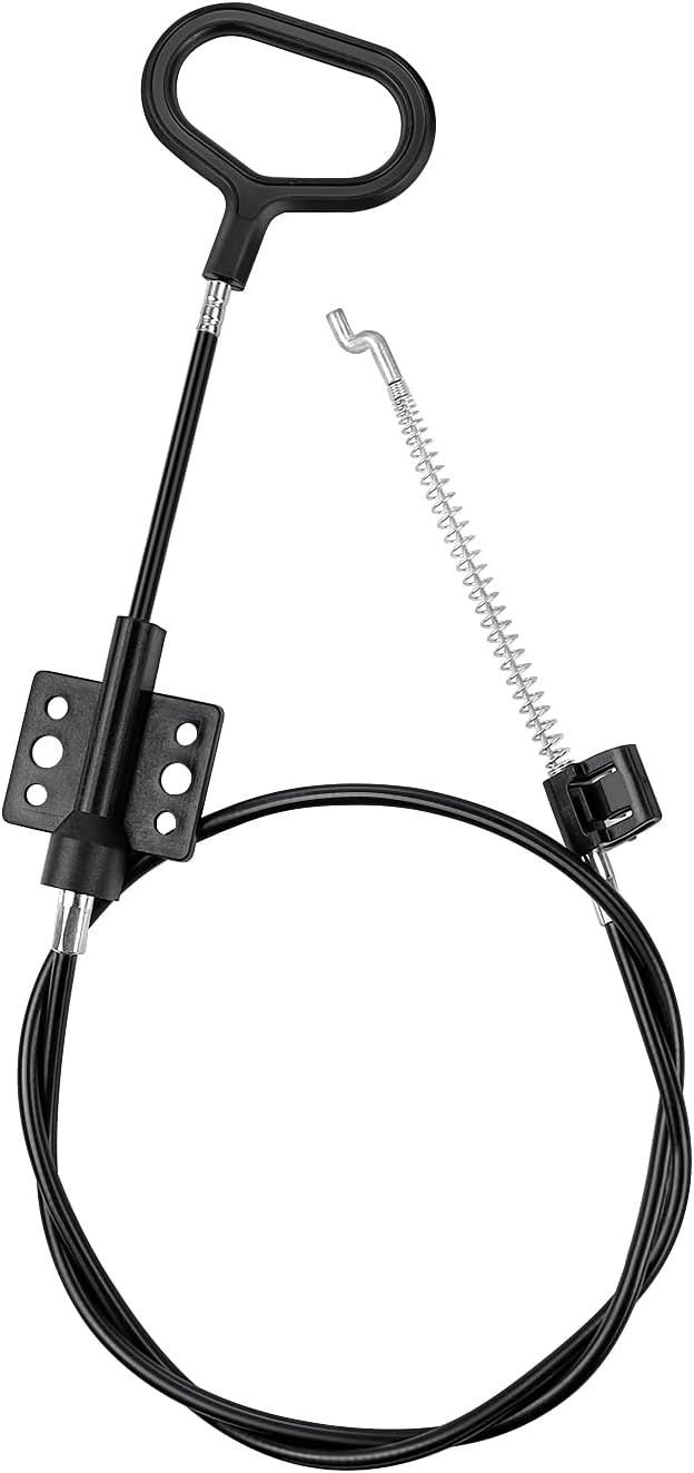 Sofa Recliner Cables Sofa and Reclined Chair Replacement Part D Ring Couch Recliner Pull Handle with S Tip for Cable Total Length 36.5 Inch Exposed Length 5Inch (1 Pack Black)