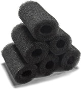 6pcs Pre-Filter Sponge, Pre Filter Foam Sponge Roll for Aquarium Fish Tank (6 x 3.5cm /2.4x1.4 inch)