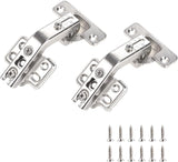 135 Degree Lazy Susan Hinge Full Overlay Concealed Corner Cabinet Hinge for Cabinet, Cupboard, Folded Door, Corner Kitchen Cabinet Replacement Hardware (1 Pair, 2 PCS)
