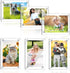 Magnetic Picture Frames for Refrigerator, 2.36 x 3.54 Inch Mini Fridge Magnetic Photo Frame, Double Sided Magnet Acrylic Picture Frame for Fridge/Locker (6Pack)