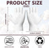 3 Pairs White Cotton Gloves - Fingerless Moisturizing Gloves - Eczema White Gloves for Dry Hands - Soft Sleep Glove for Eczema and Moisturizing Overnight - One Size Fits Most